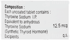 Thyroxinol 12.5 Tablet 120